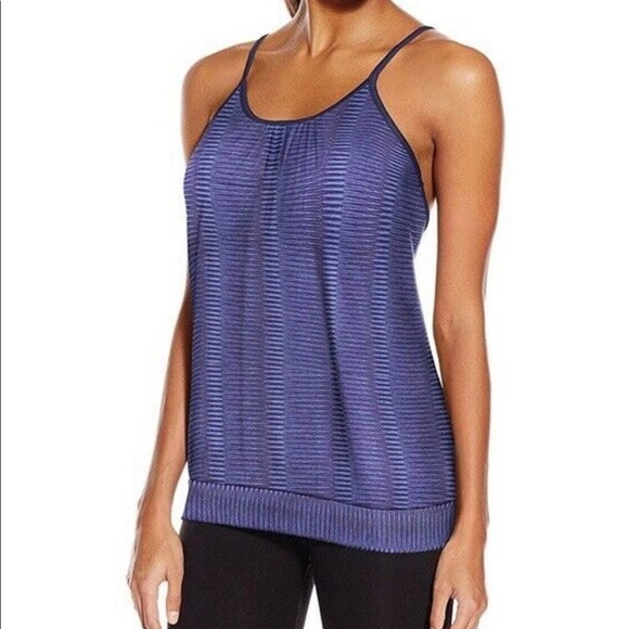 PrAna • Andie Abstract Print Thin Racerback Strap Activewear Tank Top - Picture 13 of 14